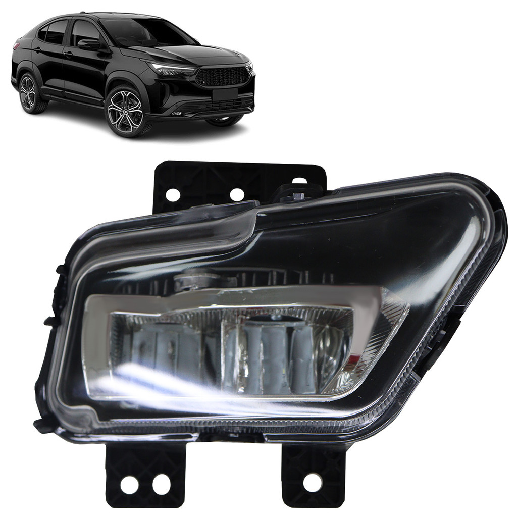 Farol Milha Fastback 2023 2024 2025 LED Lente Lisa Acrilico em Oferta na Shopee