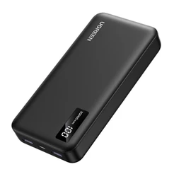 Power Bank 20000mAh Ugreen Usb A/C Máx. 22.5W Preta