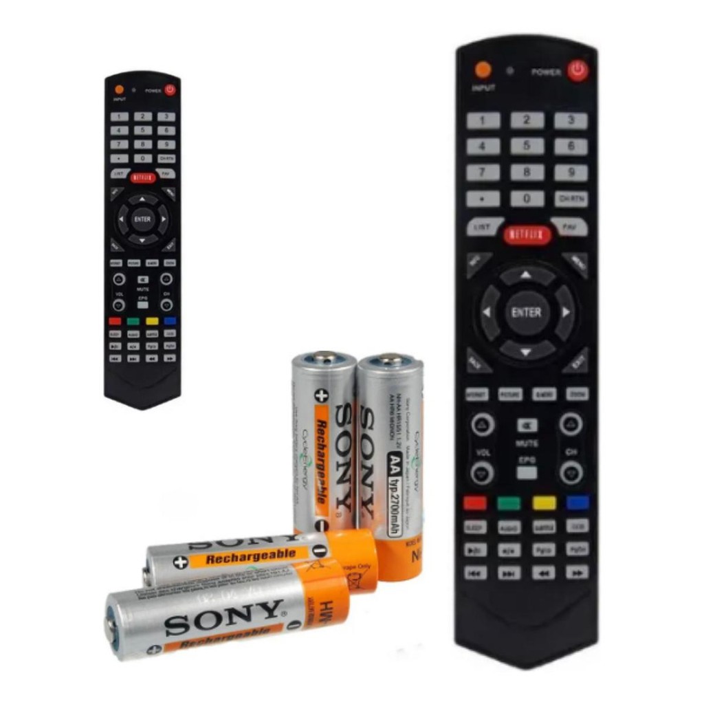 Controle Remoto Compatível Tv Led Lcd Semp Toshiba Netflix