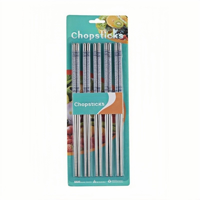 6 Unidades Pauzinho Azul E Silver Com Estampa De Flor De Porcelana Cozinha Estilo Vintage em Oferta na Shopee