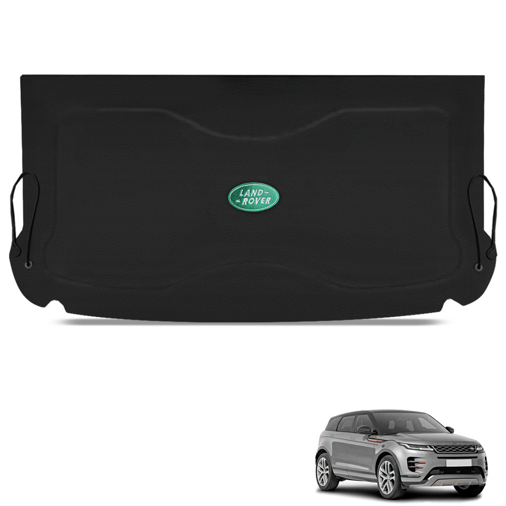Tampão Porta Malas Land Rover Evoque 2012 a 2019 Articulado Preto MDF 12mm Furos 6x9 R Acoustic