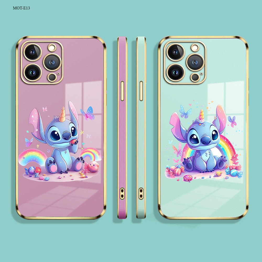 Capa Para Motorola Moto E13 E20 E22 E32 E6S E7 Plus Power Capinha De Stitch Celular 1702