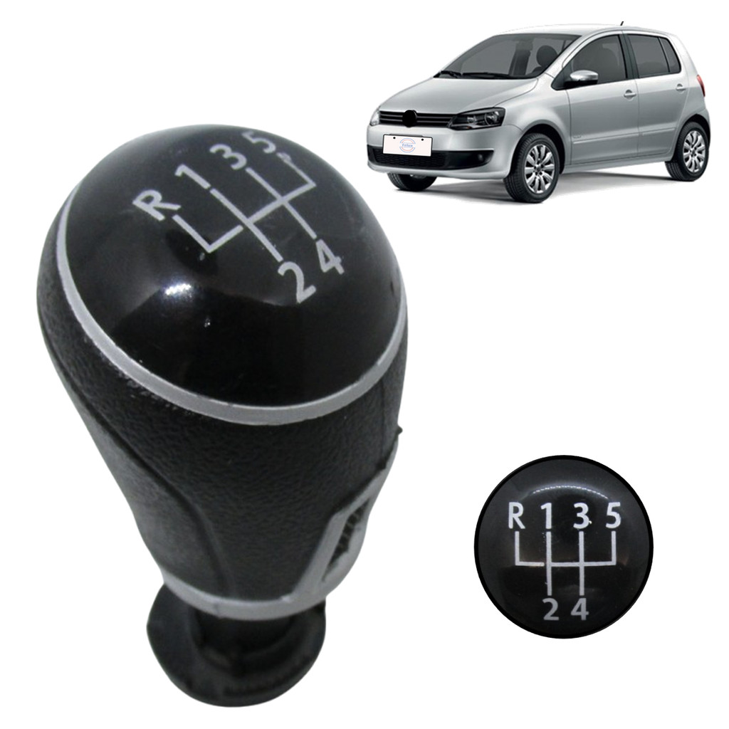 Manopla Bola Alavanca de Câmbio Fox 2015-2021 Preto Cinza em Oferta na Shopee