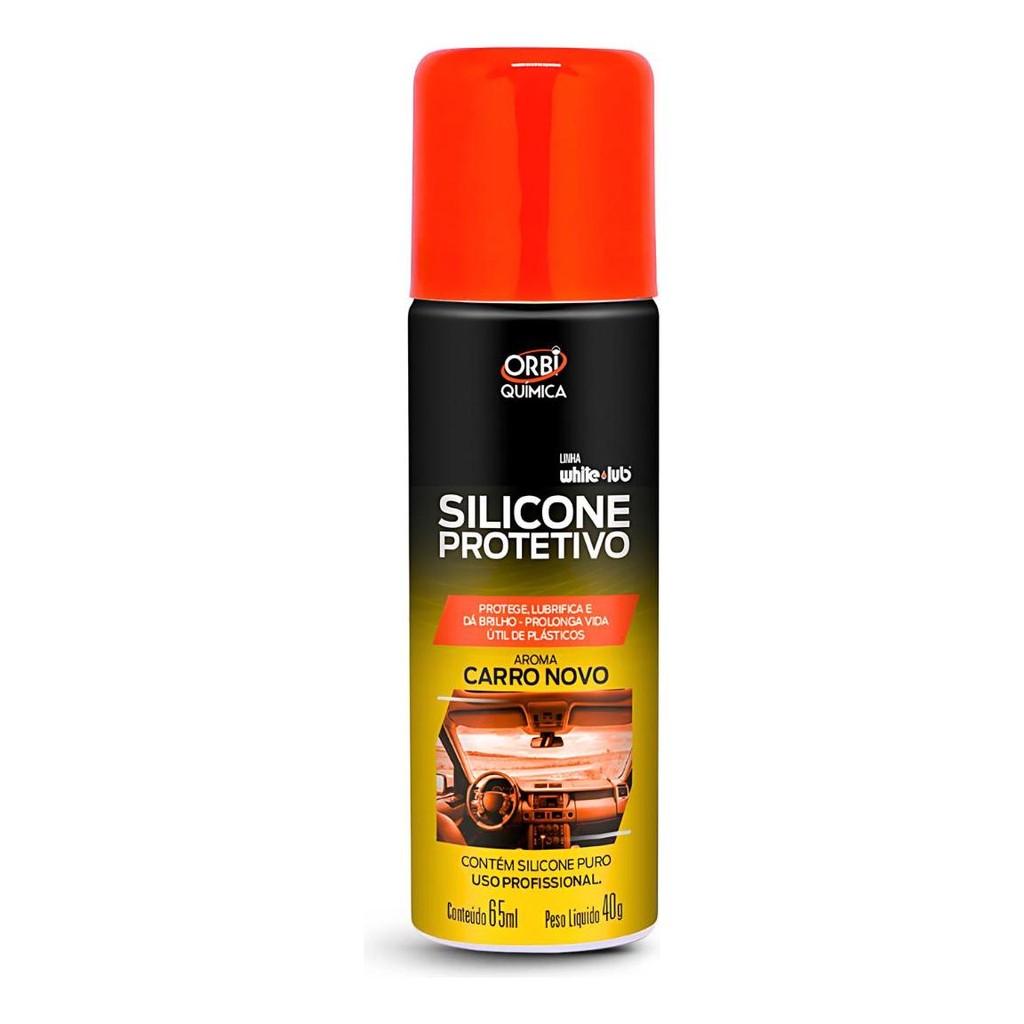 Silicone Spray Orbi Silicone Protetivo Carro 65ml em Oferta na Shopee