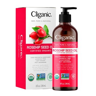 Óleo de Rosa Mosqueta Orgânico Cliganic 240ml Importado em Oferta na Shopee