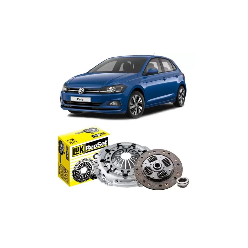 Kit Embreagem Vw Fox Polo Gol Saveiro Voyage G5 G6 Golf A3 1.6 Luk 620312700