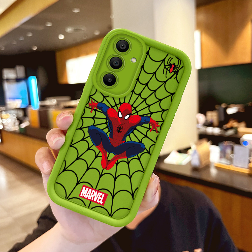 Capa Para Samsung Galaxy A15 4G 5G Capinha De Celular Silicone Macia Protetora Do Telefone Móvel Caso Rosa Verde 0293 TY em Oferta na Shopee