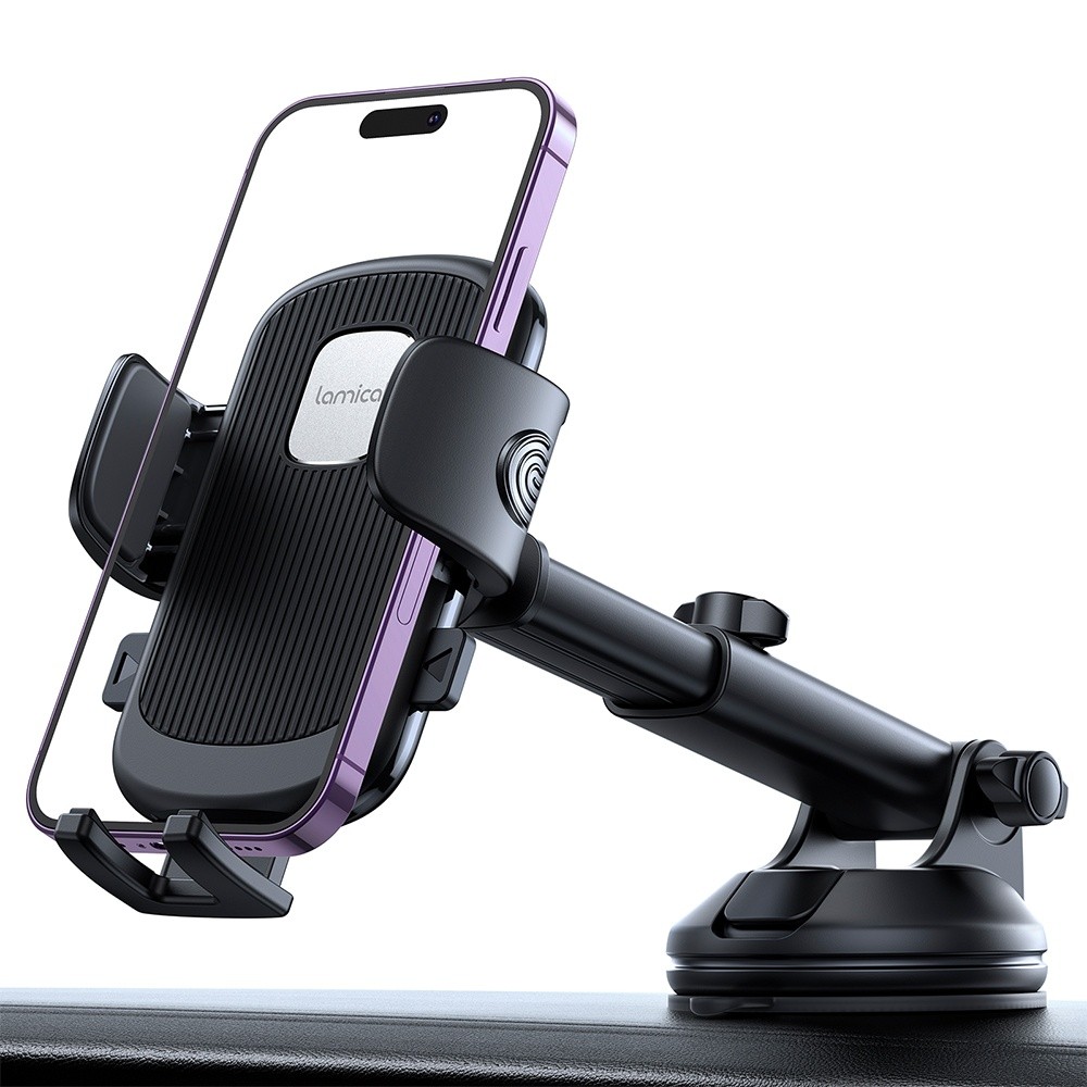 Suporte de Telefone Lamicall para Painel de Carro Preto em Oferta na Shopee