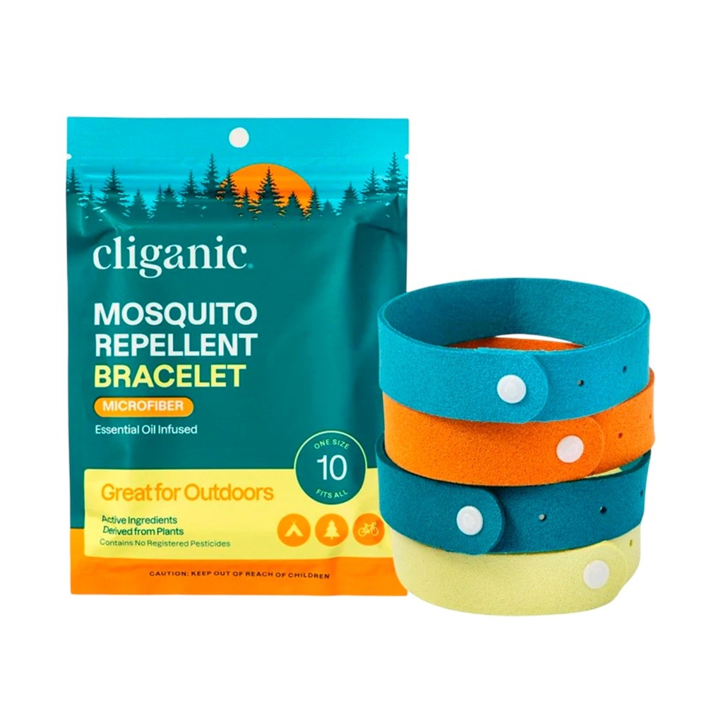 Pulseira Repelente Mosquito Cliganic Microfibra Psc 10un em Oferta na Shopee