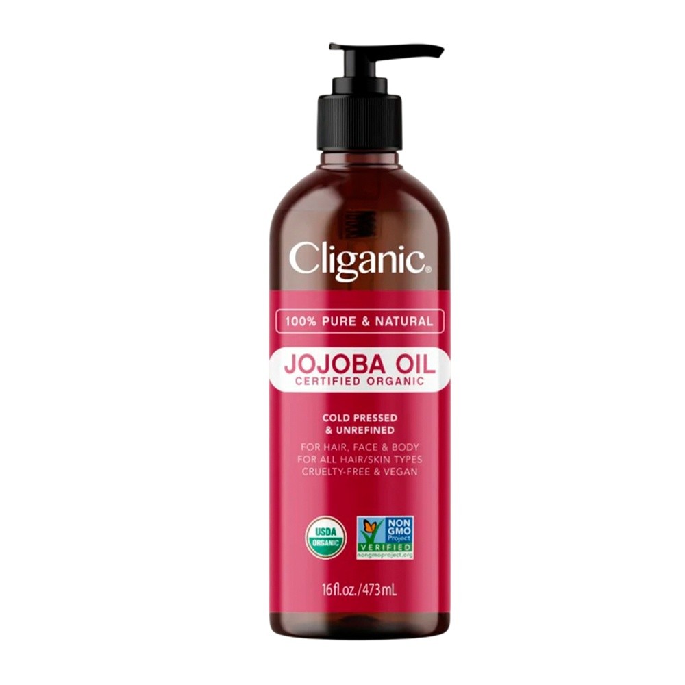 Óleo de Jojoba Orgânico Cliganic 473ml Importado em Oferta na Shopee