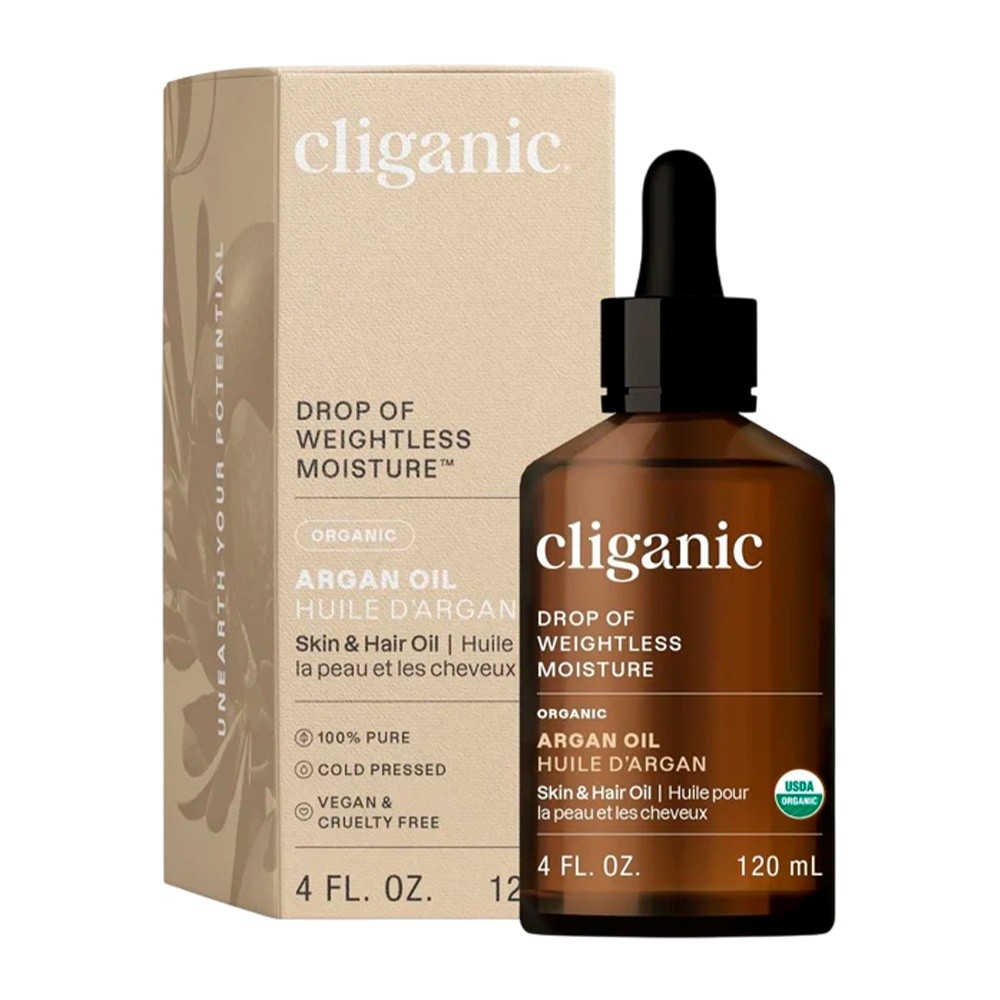 Óleo de Argan Orgânico Cliganic 120ml Importado