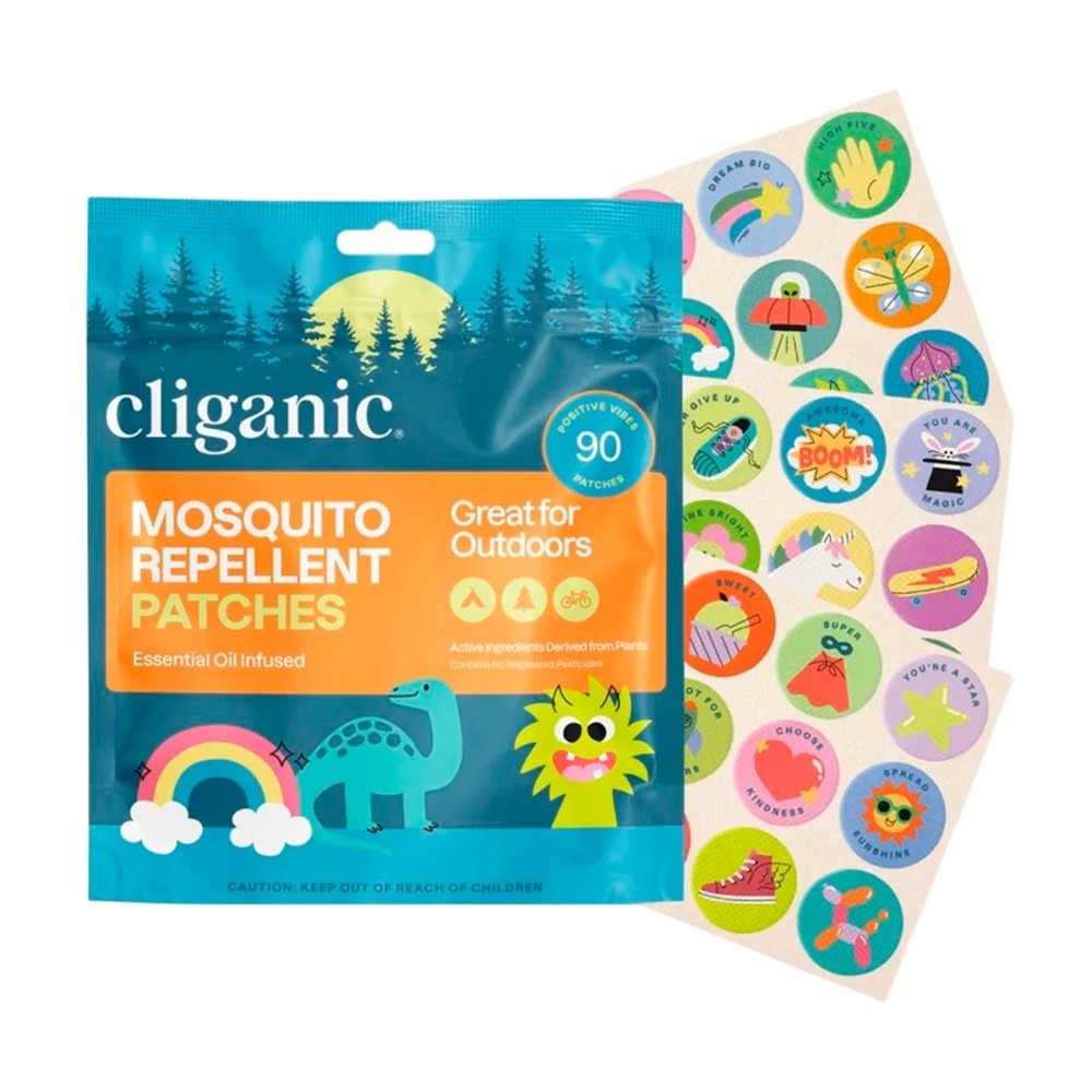 Adesivo Repelente Mosquitos Cliganic Kids 90un Importado em Oferta na Shopee