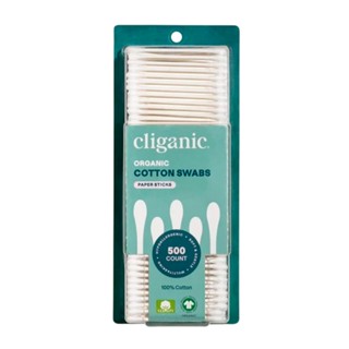Cotonetes Orgânicos Cliganic Pacote com 500un Importado em Oferta na Shopee