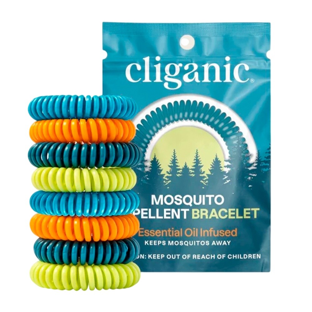 Pulseira Repelente Mosquitos Cliganic Pacote com 10 Un em Oferta na Shopee