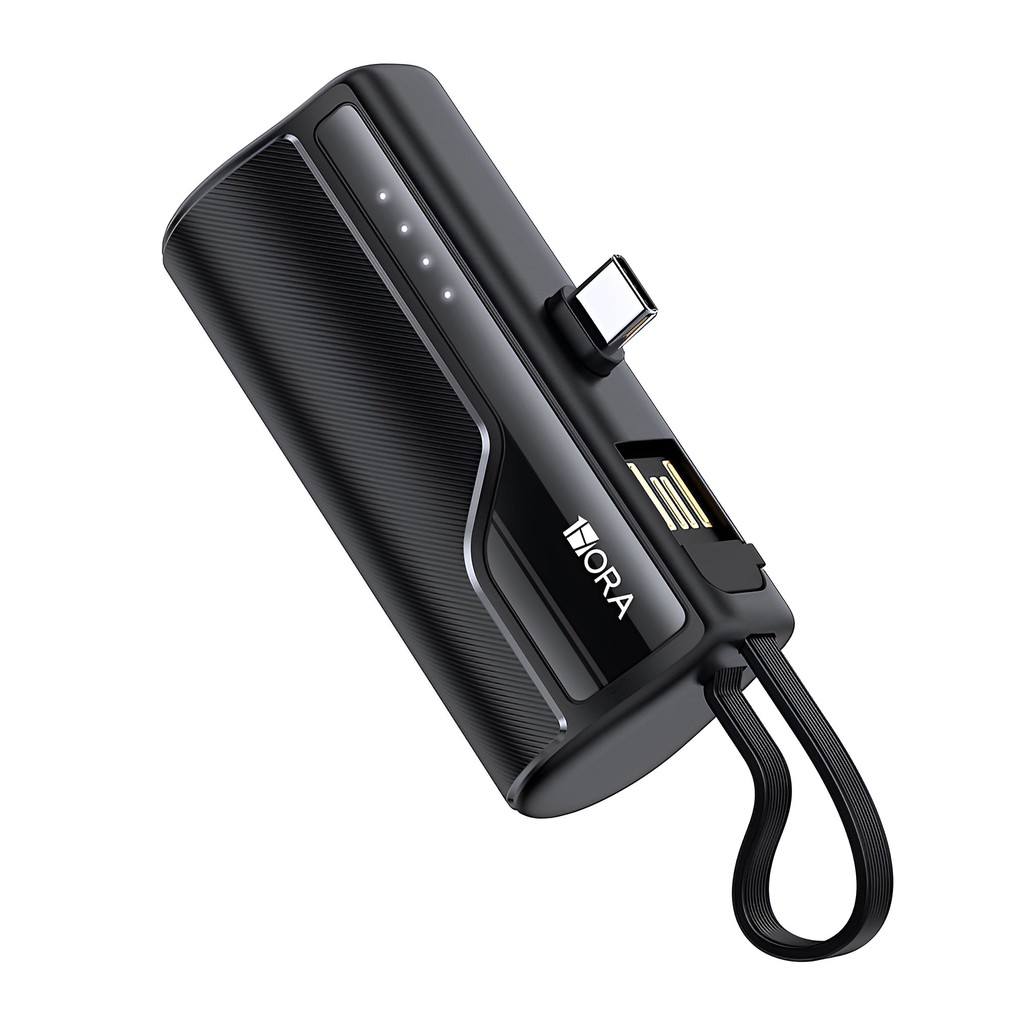 Carregador 1Hora Power Bank 4500mAh Preto em Oferta na Shopee