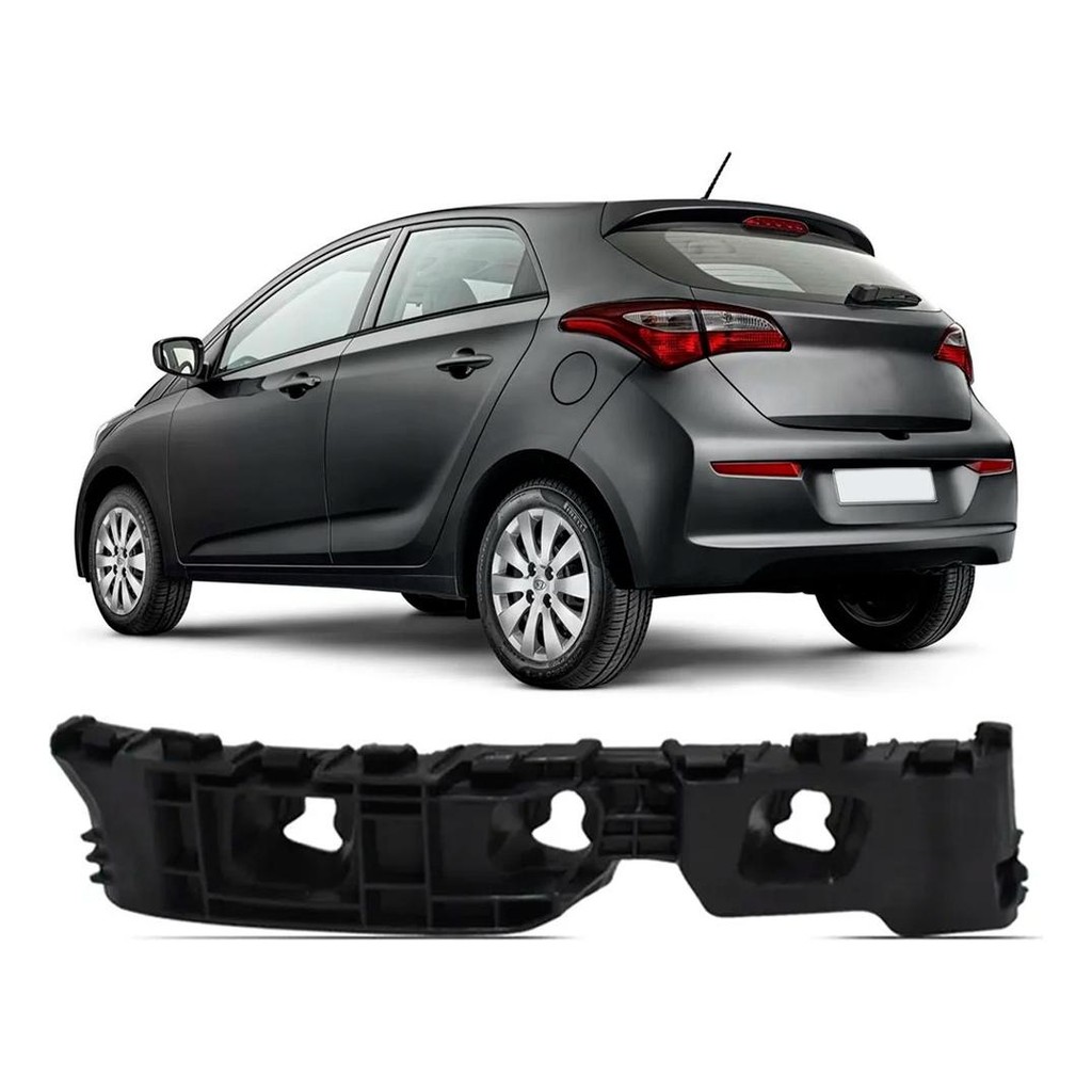 Suporte Guia Parachoque Traseiro Hb20 Hatch 2020 a 2022 - 1 Peça