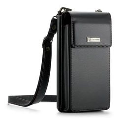 Mini Bolsa Transversal Feminina CaseMe pra Celular Preta