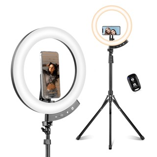 Luz Led Circular 12' Sensyne Tripé Extensível 62'' Preto em Oferta na Shopee