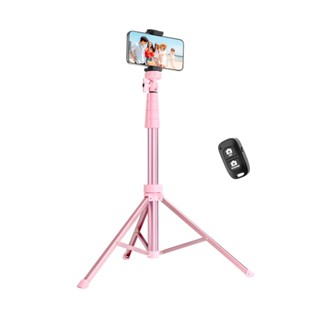 Tripé/Bastão Selfie Sensyne 72" p/Câmera Telefone Rosa em Oferta na Shopee
