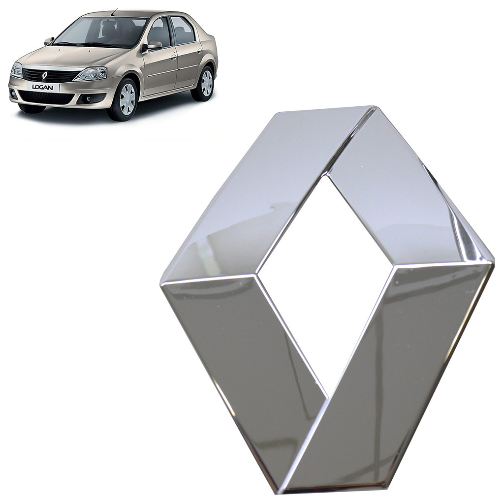 Emblema Grade Dianteira Logan 2012 2013 2014 Cromado em Oferta na Shopee