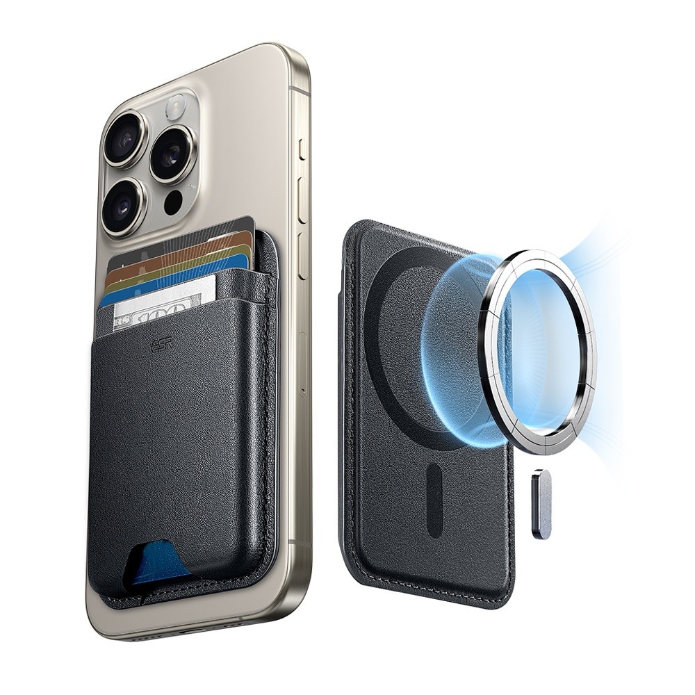 Carteira Magnética ESR MagSafe para iPhone Preto em Oferta na Shopee