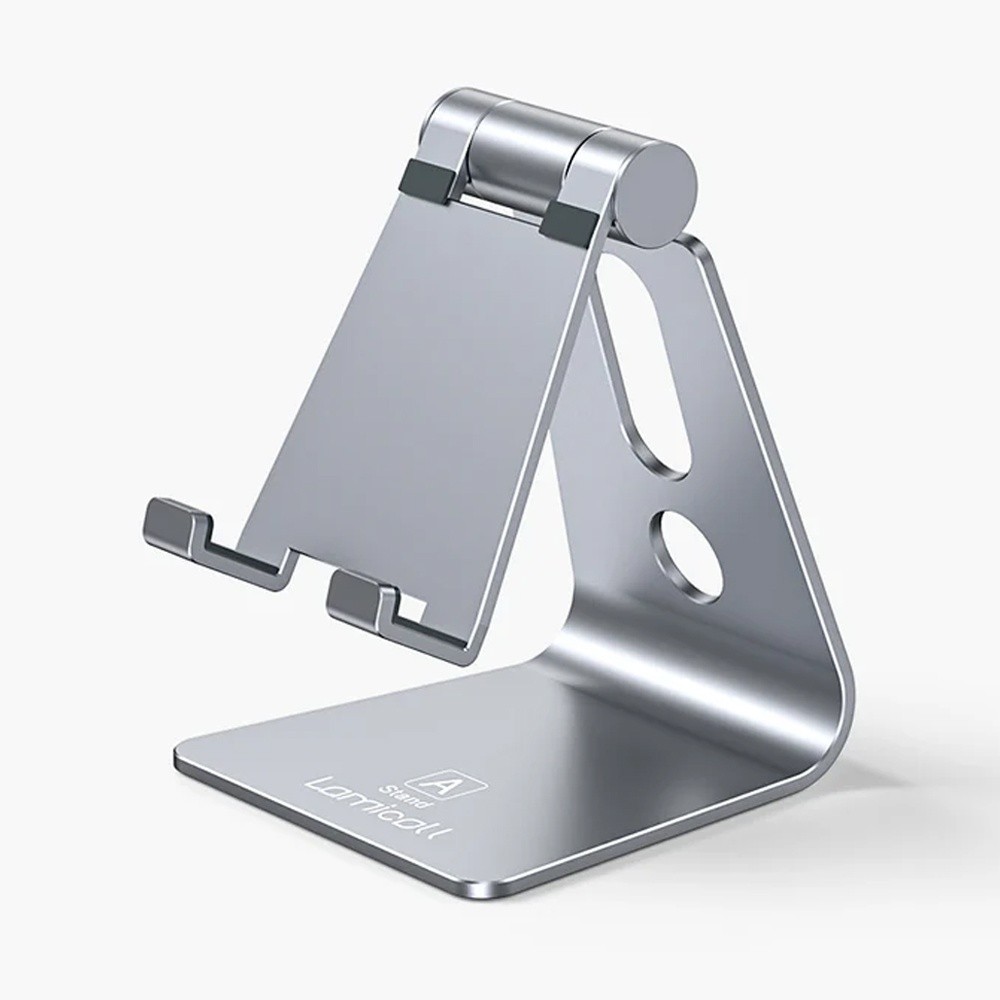 Suporte Portátil Celular Lamicall, Suporte Mesa Prata em Oferta na Shopee