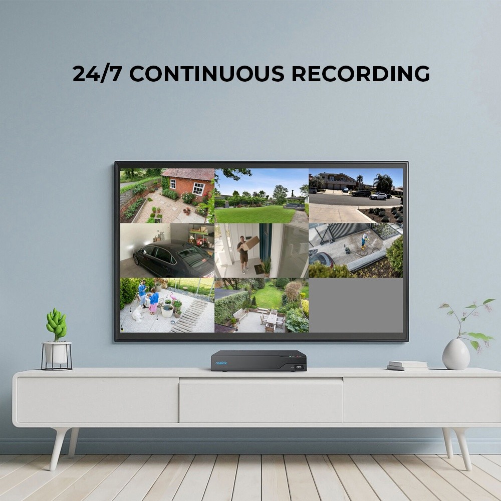 Gravador De Vídeo Em Rede Reolink 4K 8 Canais