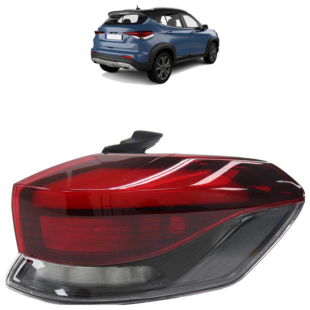 Lanterna Traseira Pulse 2022 2023 2024 LED Bicolor Canto Lente Lisa Acrilico