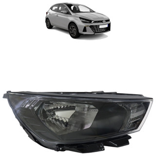 Farol Dianteiro Hb20 2023 2024 2025 Máscara Negra Lente Lisa Acrilico em Oferta na Shopee