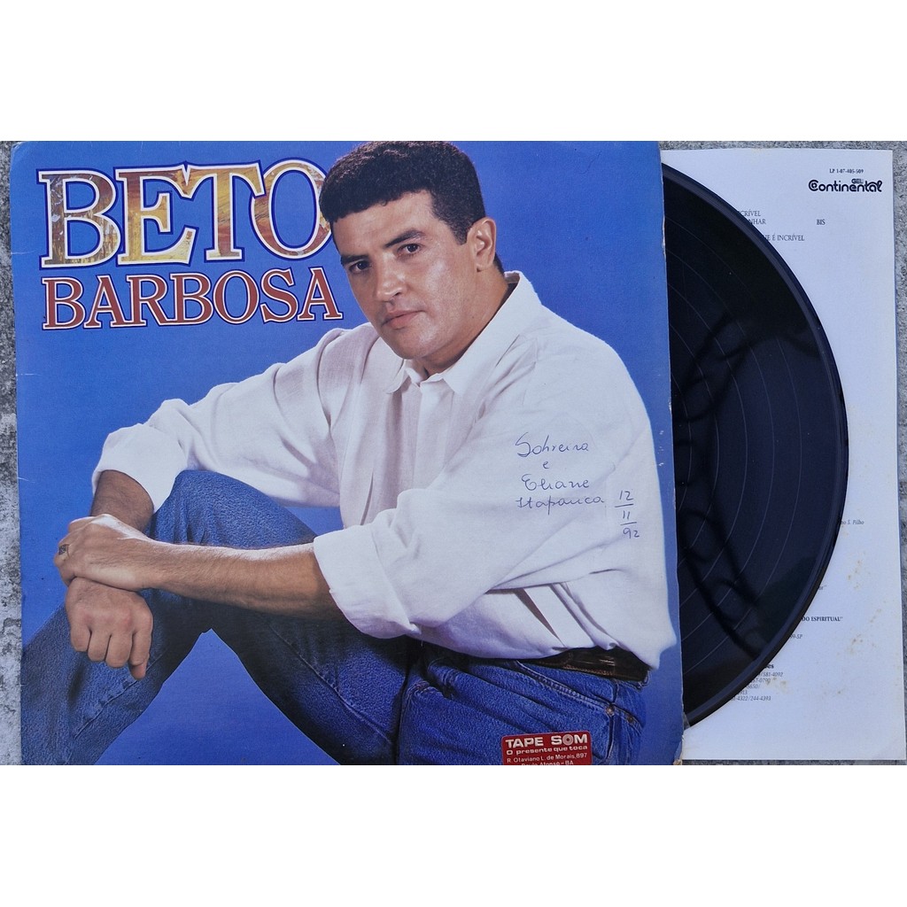 LP Vinil | Beto Barbosa - Beto Barbosa