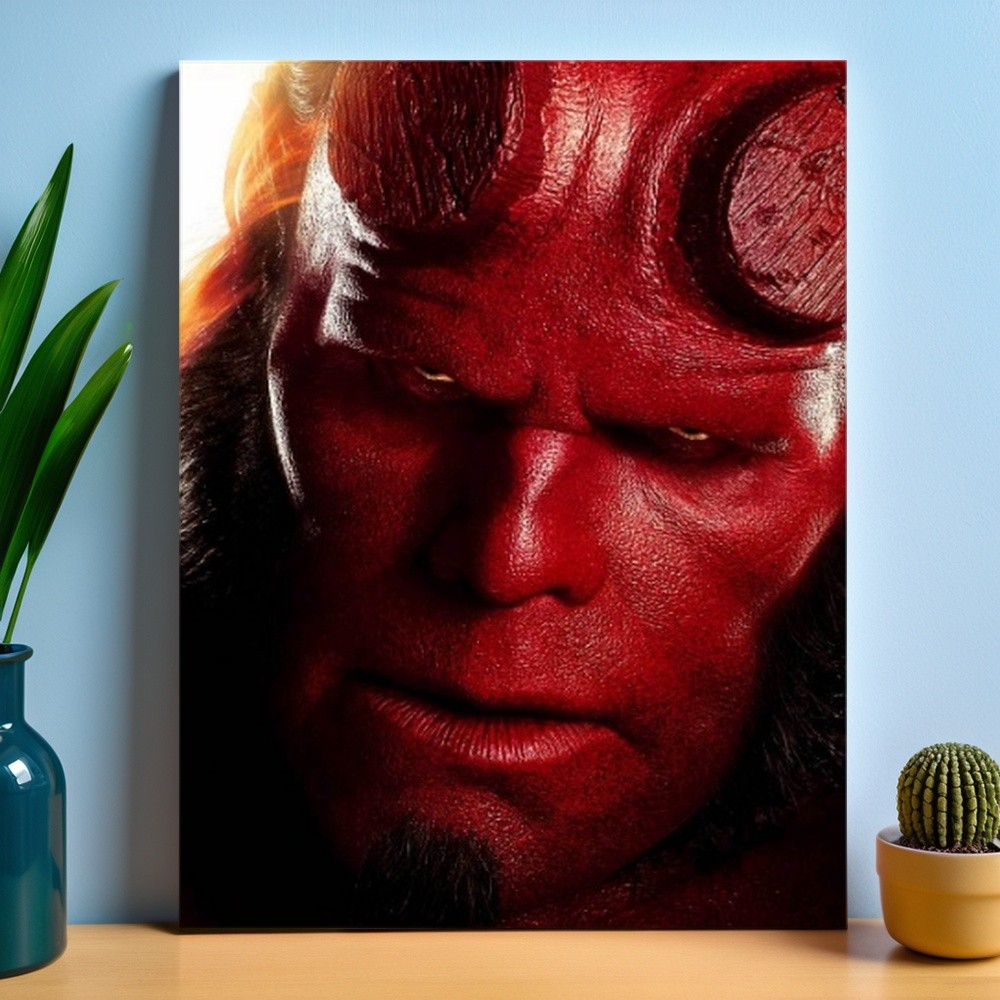 Placa Decorativa Hellboy 2 (Quadro Placas Decorativas MDF de Cinema)