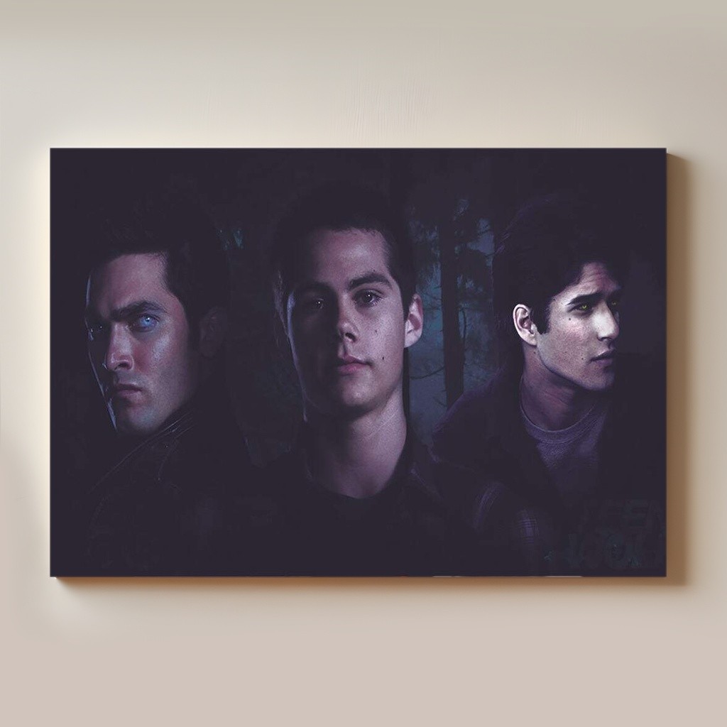 Placa Decorativa Teen Wolf (Quadro Placas Decorativas MDF de Cinema, Drama e Suspense)