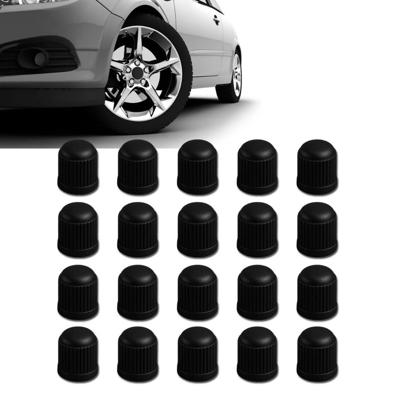 Capa Válvula Pneu 20 un. Renault Sandero -Outros Modelos Compatível Fiat VW GM Honda