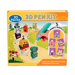 Caneta 3D Jer Lp031s Tela Oled Desenho Impressão Verde