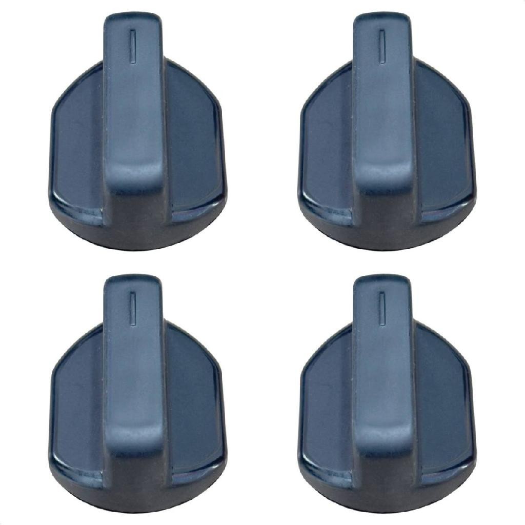 Kit 4 Botão Fogão Cooktop Mueller MCG114BG1 MCG4B 4 Bocas