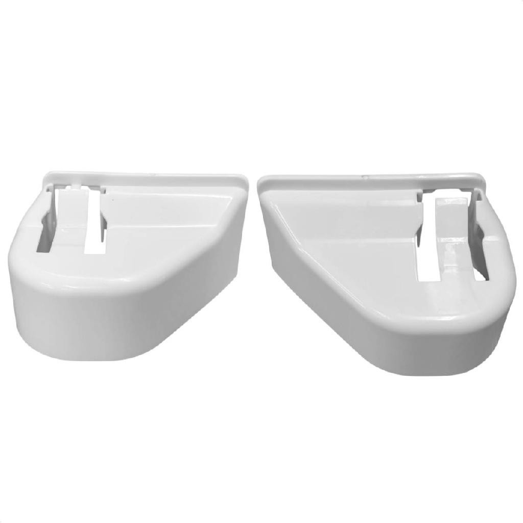 Kit 2 Proteção Pé Geladeira Brastemp Consul BVR28 CVU26