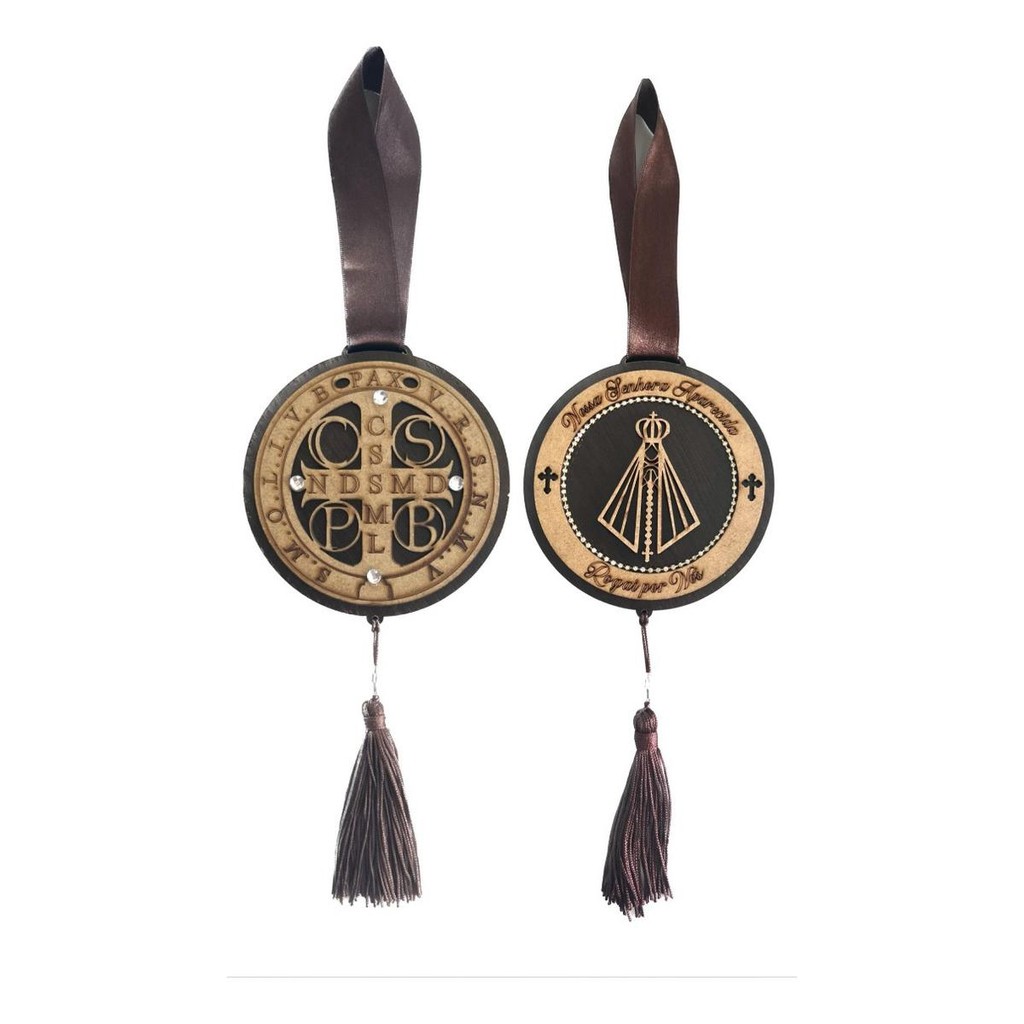 Mandala Adorno Porta São Bento  Nossa Senhora Aparecida em Oferta na Shopee