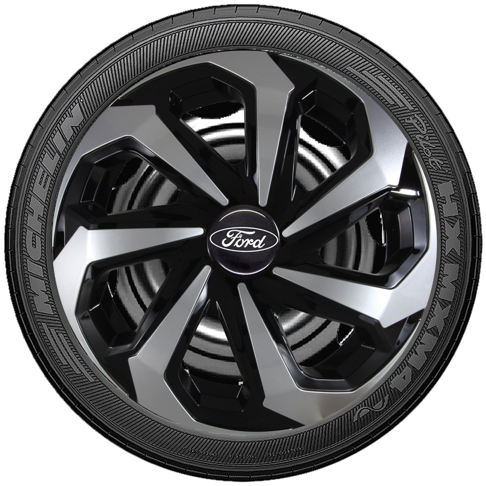 Jogo 4 Calotas Esportivas Aro 14 Spider Ford Fiesta Sedan Hatch Escort Focus Verona Ka Del Rey