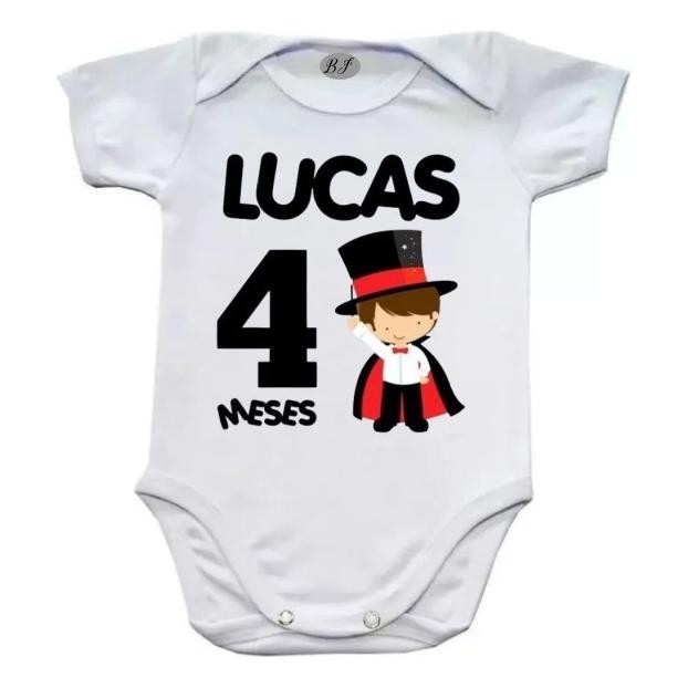 Roupinha de Bebê Lucas 4 Meses Lindo PresenteCod 056