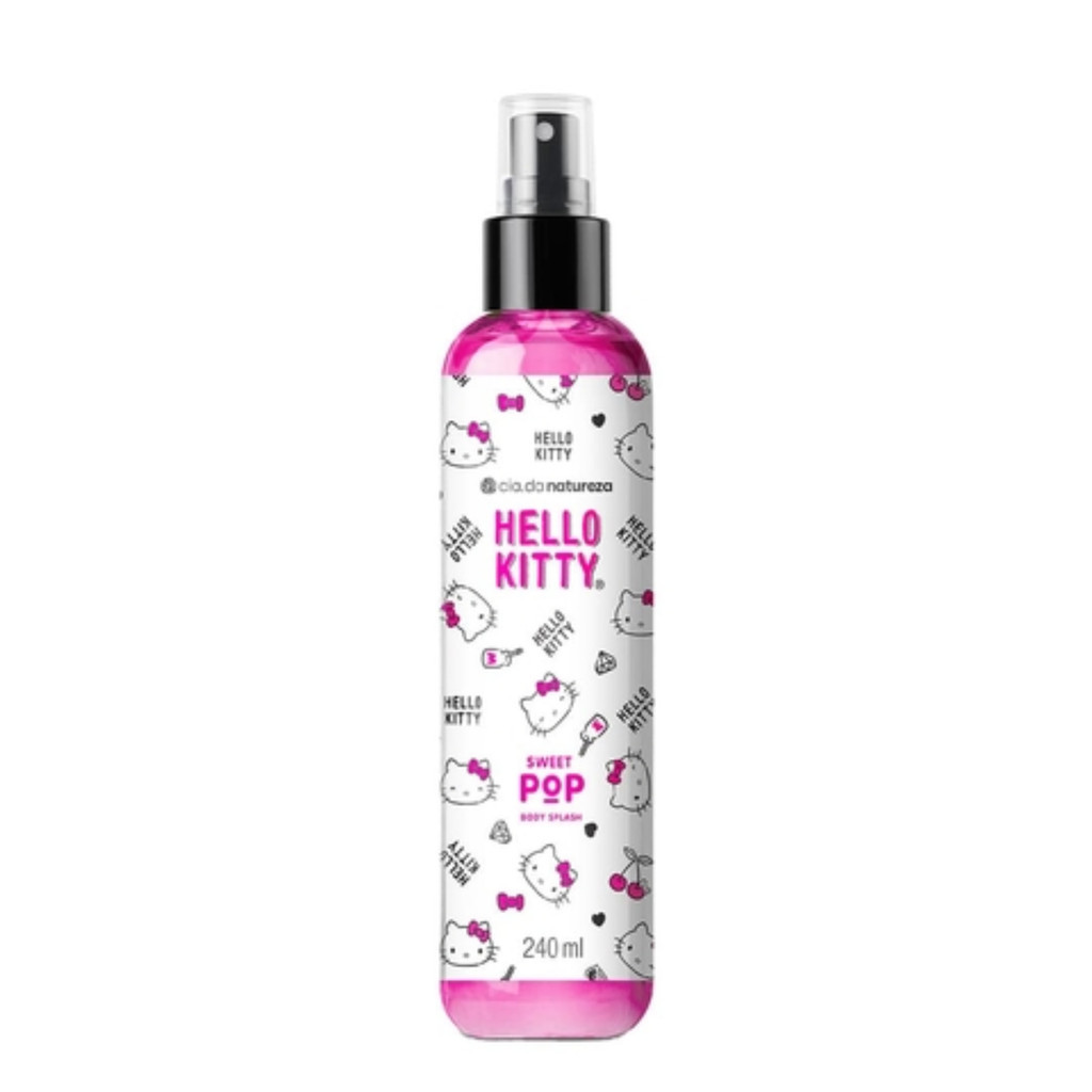Hello Kitty Deo Colônia Body Splash Sweet Pop 240ml - Cia da Natureza