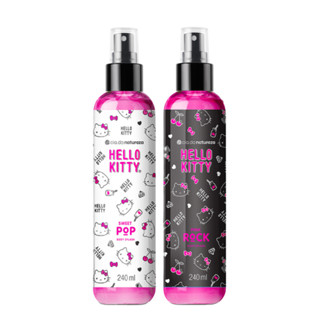 Kit C/2  Deo Colônia Body Splash  Hello Kitty 210 ml - Pink Rock + Sweet Pop - Cia da Natureza em Oferta na Shopee