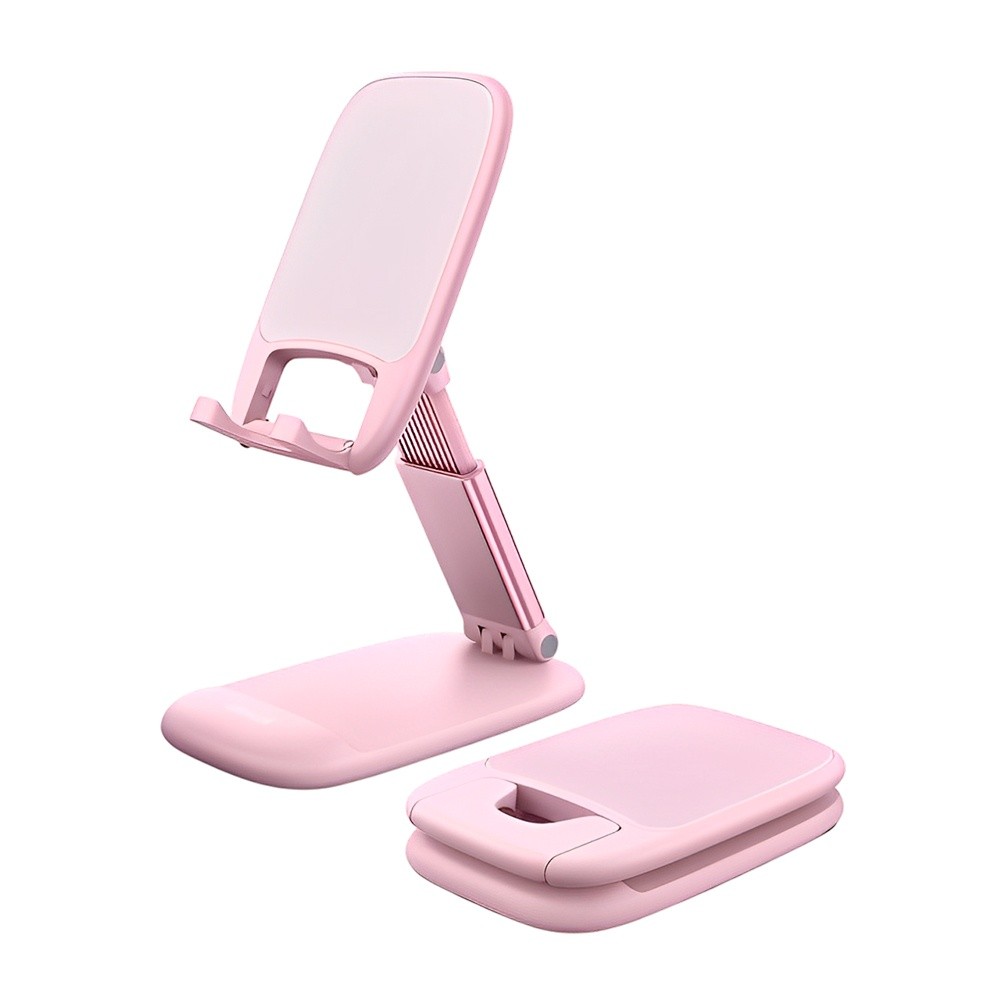 Suporte pra Celular Dobrável Lamicall DP13 4 a 8” Rosa em Oferta na Shopee