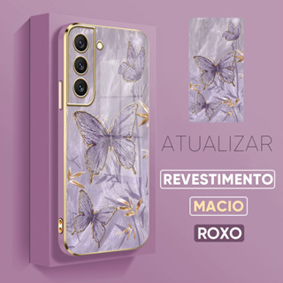 Capinha Para Samsung Galaxy S22 5G Macia Celular De Borboleta 1657 DD em Oferta na Shopee