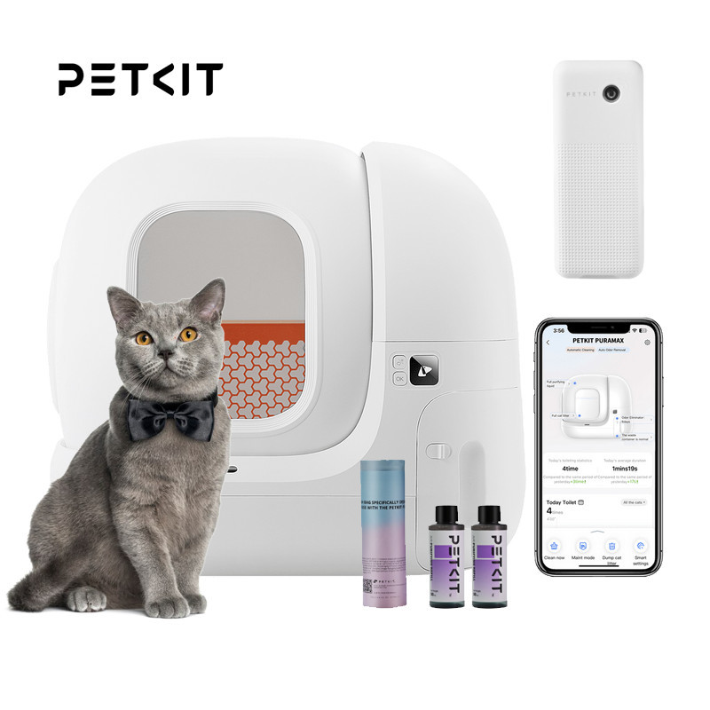 PETKIT PURA MAX 2 Caixa de areia automática e inteligente para gatos, autolimpante, totalmente fechada em Oferta na Shopee
