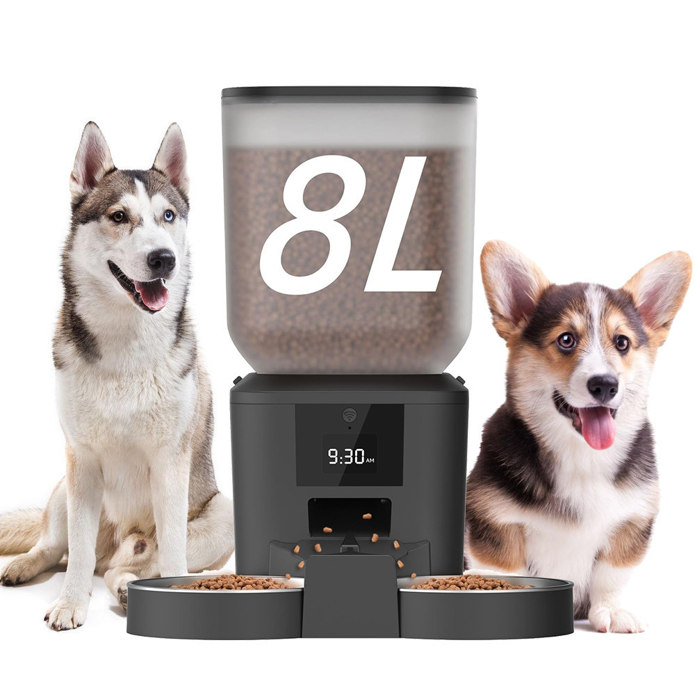 8l Alimentador Automático Com Wifi De Ração Dispensad Newpet