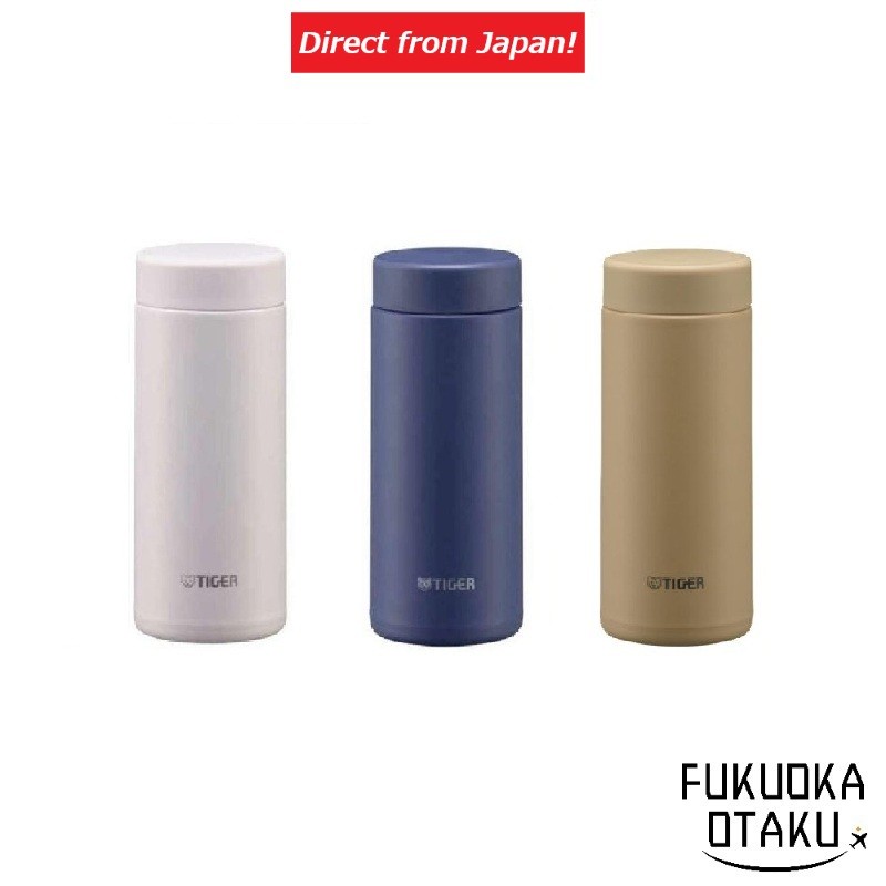 Garrafa TIGER Térmica Inox MMZ-W351 350ml Quente e Frio 3 Cores【Direto do Japão】