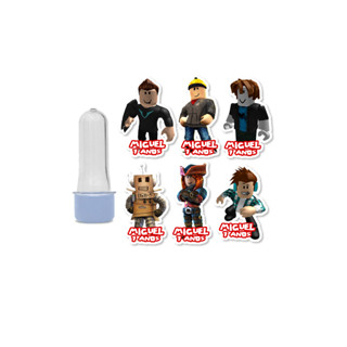 25 Aplique 3d para Mini Tubete Aplique Tag Topper Personalizado Roblox em Oferta na Shopee