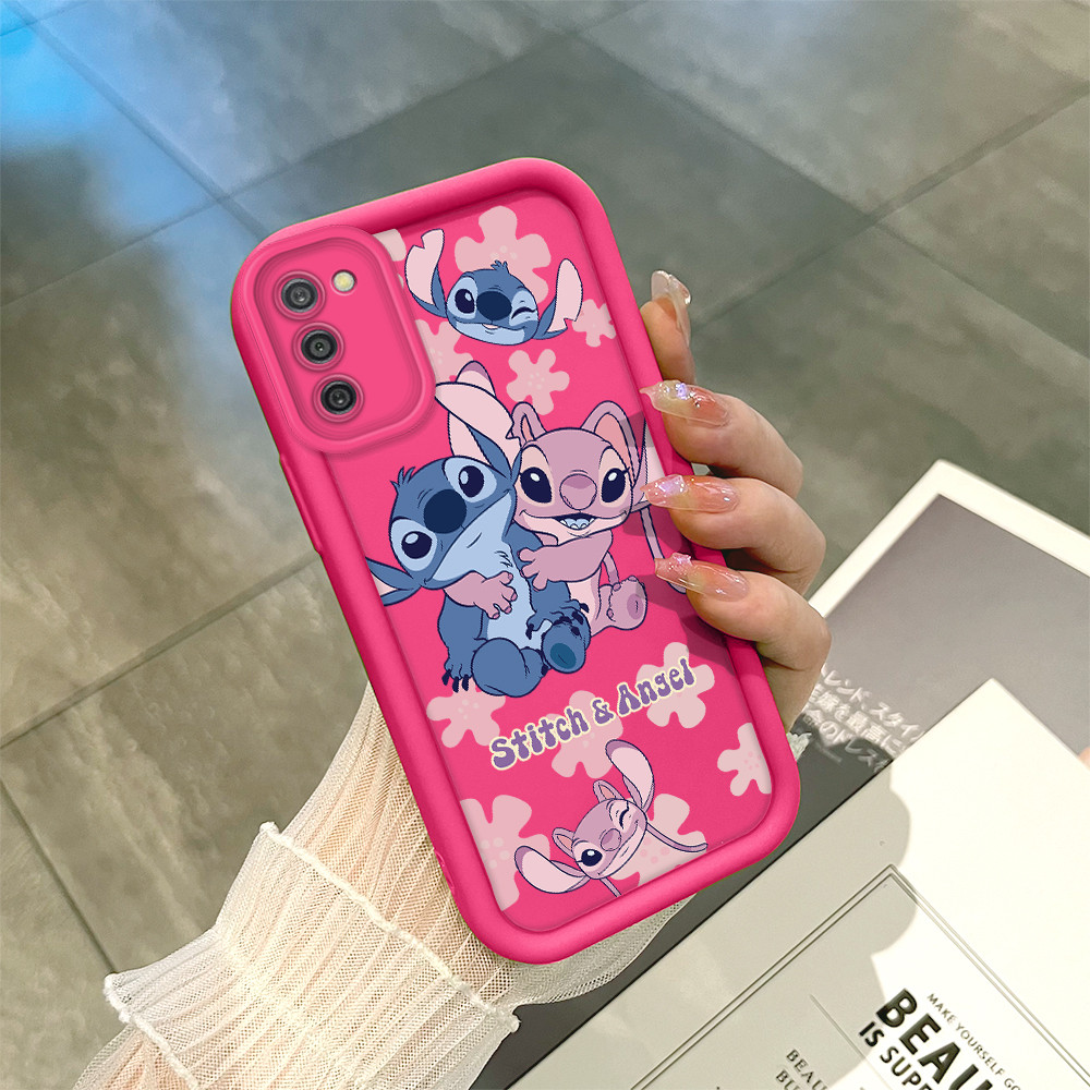 Capa Para Samsung Galaxy A03S A02S Capinha De Celular Silicone Macia Protetora Do Telefone Móvel Caso Rosa Verde 0379 TY em Oferta na Shopee