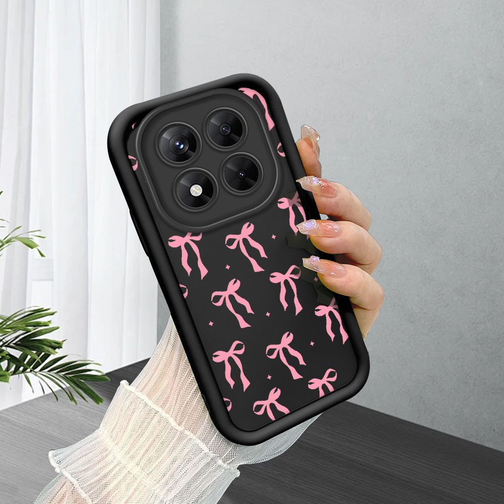 Capinha Para Xiaomi Redmi Note 14 Pro Poco X7 5G Case Capa De Celular Macio Silicone Black 5011 em Oferta na Shopee