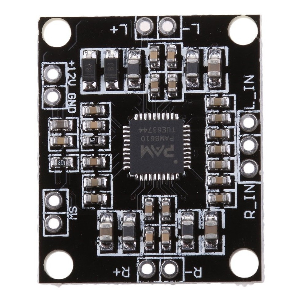 Mini Amplificador De Audio Stereo Digital Pam8610 2 X 15w - Amplificador Pam8610